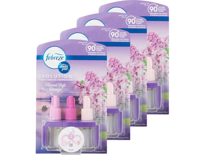 Ambi Pur 3Volution - Luchtverfrisser - Mount Fuji Breeze - (4 stuks)