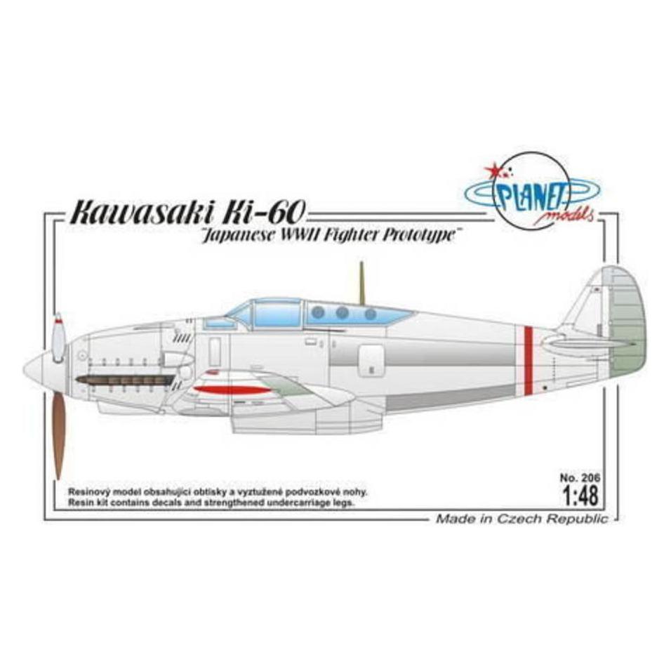 Planet Models Kawasaki Ki-60 Japanese WWII Fighter Pro (129-PLT206)