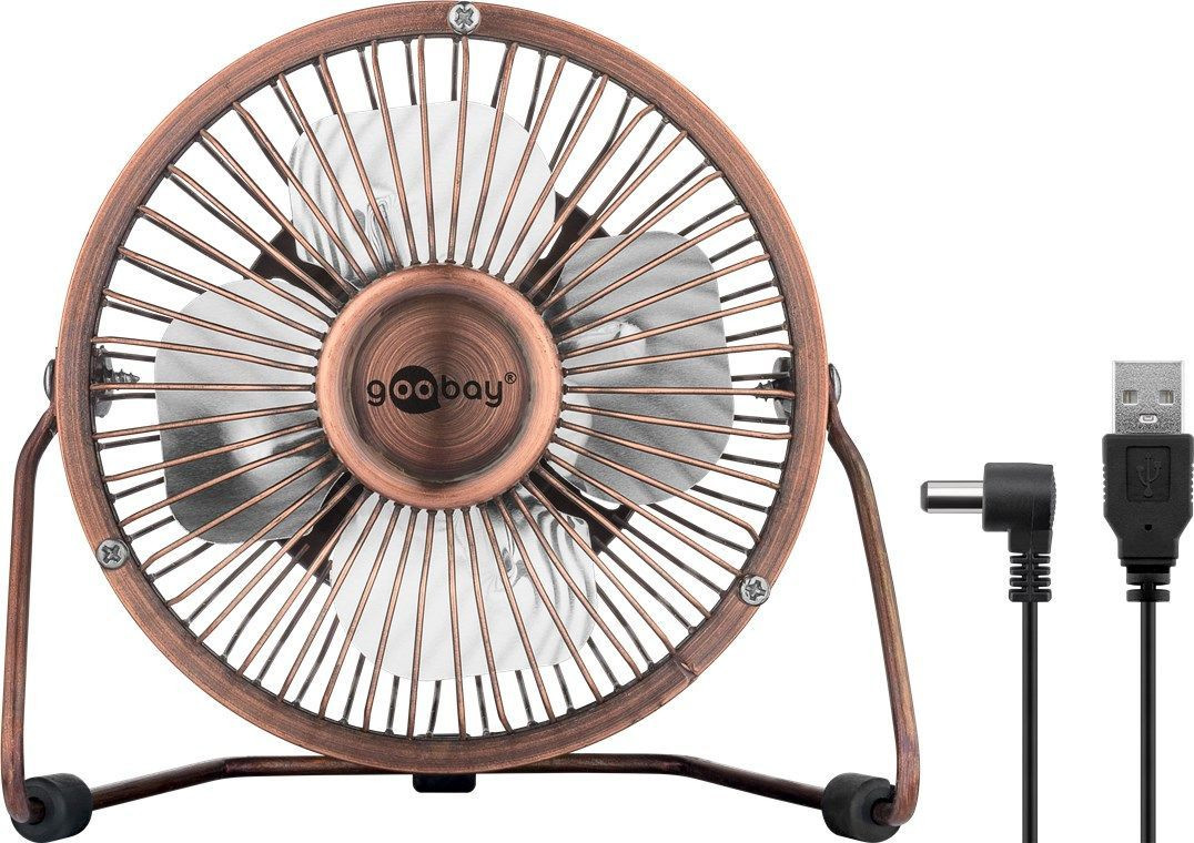 Goobay USB-ventilator 4 inch - Brons