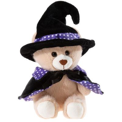 Heunec 453647 - HALLOWEEN Bär Hexe Pünktchen, Plüsch, 15 cm