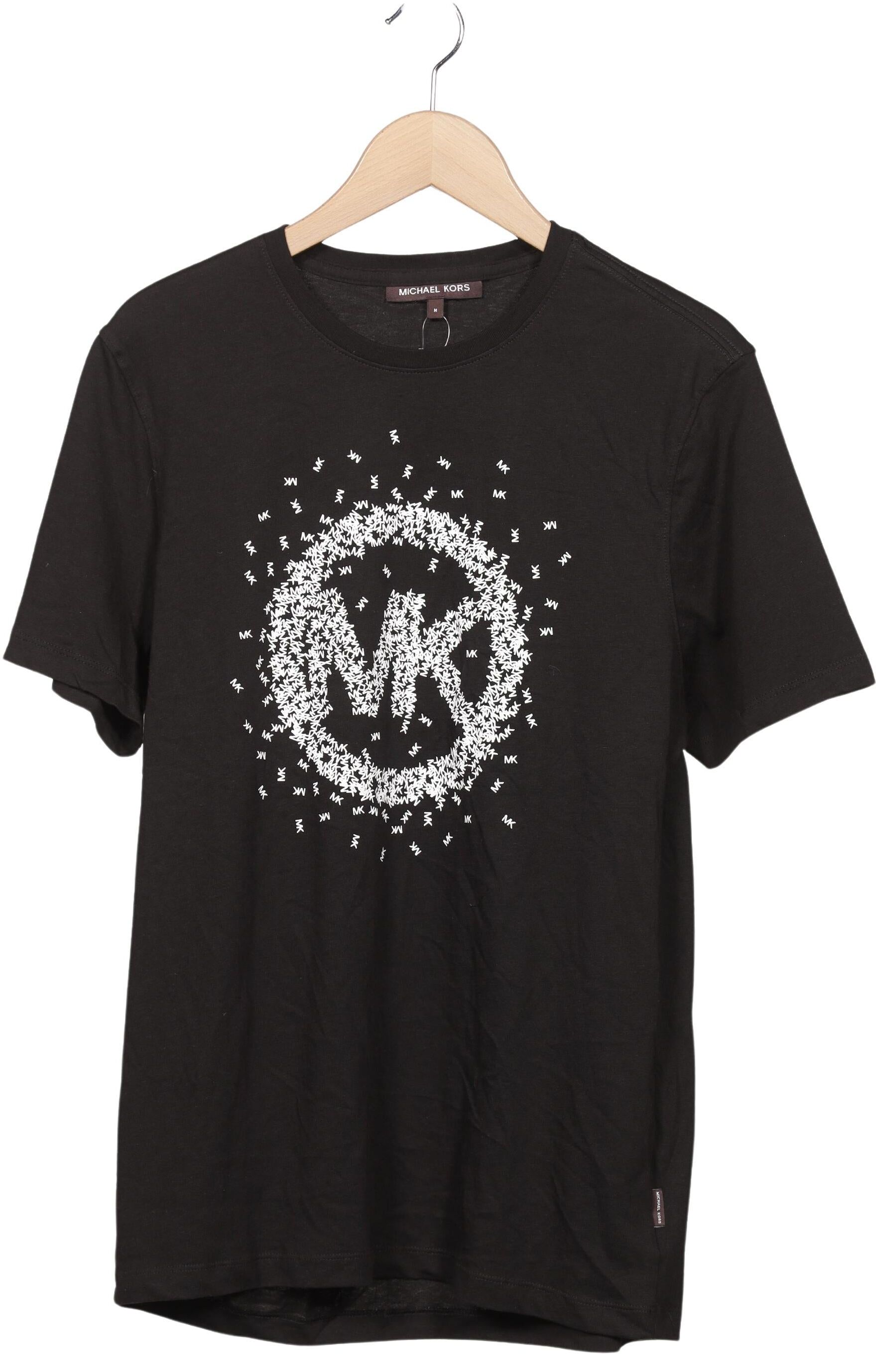 Michael Kors Mens Herren T-Shirt, Schwarz, Gr. M, Baumwolle - Second Hand