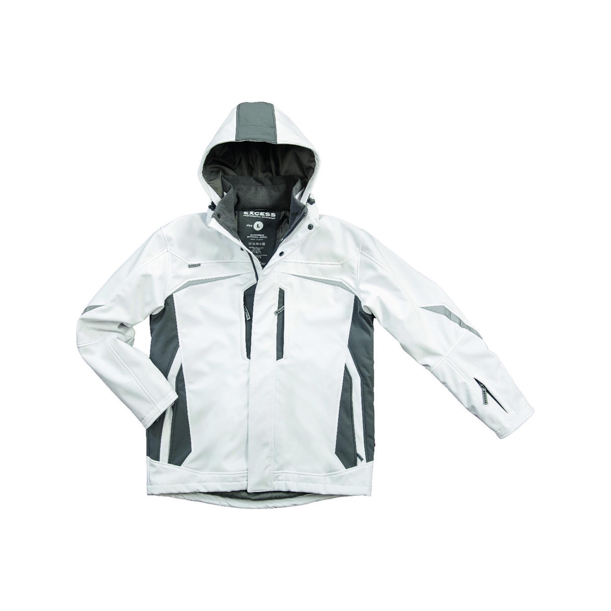 Excess Soft-Shell Winterjacke, Gr. L, Allrounder, black/gr (318-2-41-1-BLG-L)