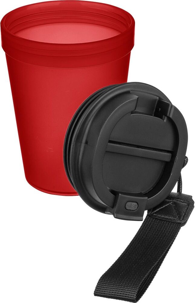 Mug de voyage PP 350 ml Lush rouge