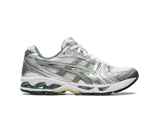 Produktbild ASICS Gel-Kayano 14, Damen-Laufschuhe, weiß, grün,