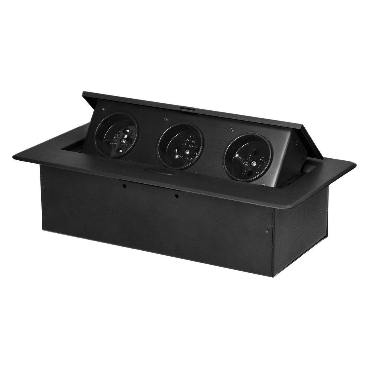 Orno Pop-Up-Einbau-Steckdosenleiste (3x, CEE 7/4) (39044644)
