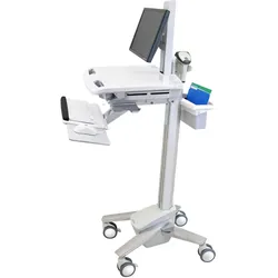 Ergotron SV41 LCD STAND, Notebookwagen, Weiss