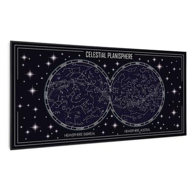 Klarstein Wonderwall Air Art Smart Infrarotheizung Himmelskarte 120x60cm 700W Abstrakt