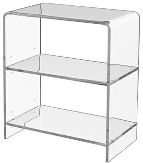 Butler Crystal Clear Acrylic Bookcase