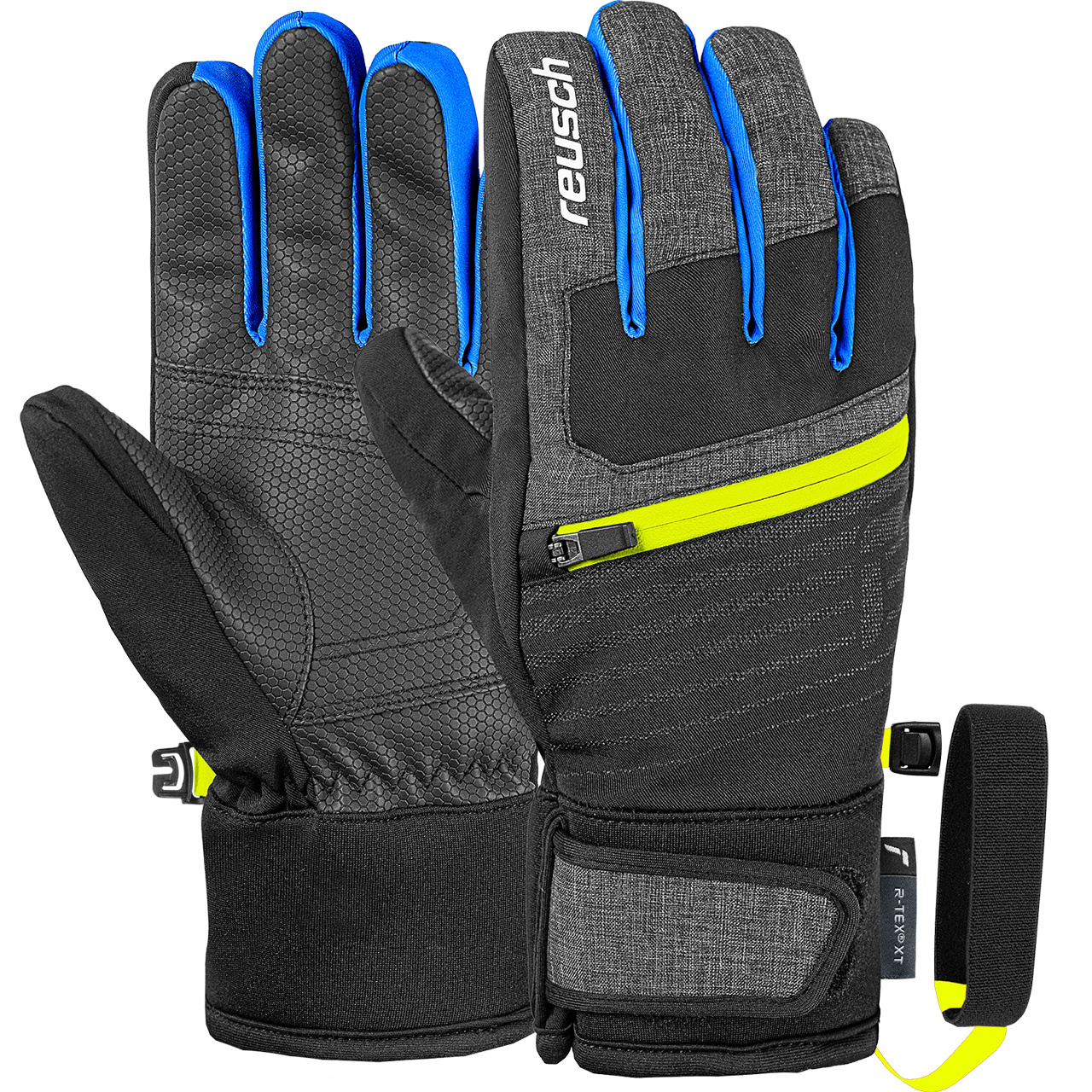 Reusch Kinder Skihandschuh LEO R-TEX black/melange - 6,0