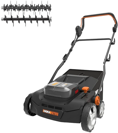 Worx Nitro WG855E.9 - Scarificateur à batterie - 40V - SANS BATTERIE NI CHARGEUR