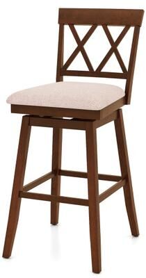 Costway 29 Inch Counter Height Barstools with Backrest and Upholstered Seat Cushion for Kitchen Dining Room-29 Inch