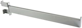 "Econoco - RV/16 - Add-on 16"" Chrome Straight Arm for Rectangular Tubing Clothing Racks Sold in Pack of 16"