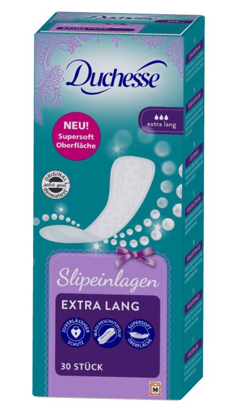 Duchesse Slipeinlagen Extra Lang für Slip, 30 St. 2454517