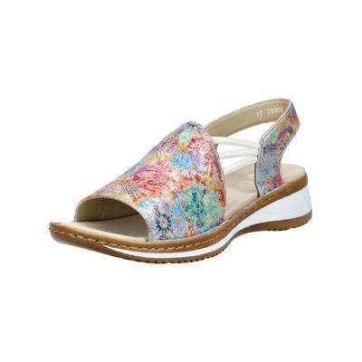 Riemchensandale ARA "Ara Sandalen Leder", Damen, Gr. 40, bunt (mehrfarbig), Leder, Schuhe Riemchensandale