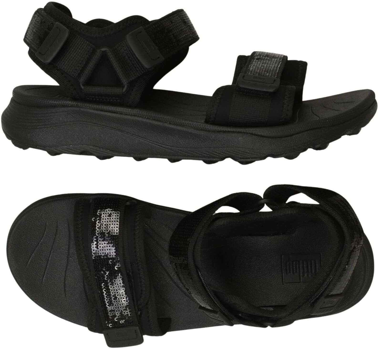 FitFlop Damen Sandalen, Schwarz, Gr. EU 41, kein / Etikett - Second Hand