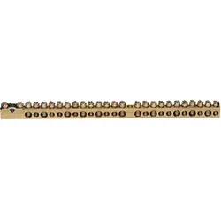 Hager K158 Messingschienenklemme 169mm 1x25-11x16-13x10mm2,ohne Montagesockel