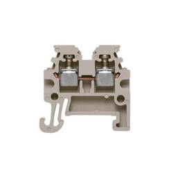 Weidmüller 1753280000 Durchgangsreihenklemme Schrauben Dunkelbeige 100 St.