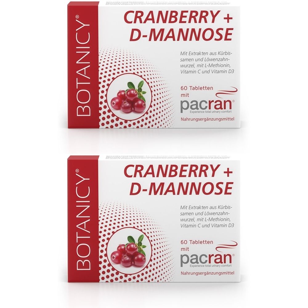 Cranberry+D-Mannose Tabletten 2x 2x60 St