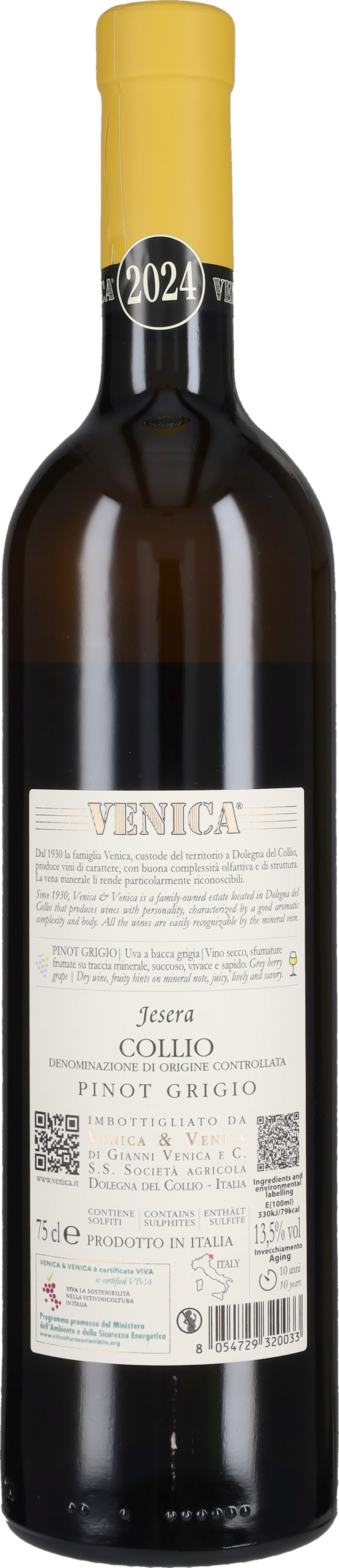 Pinot Grigio 'Jesera' Venica 2025