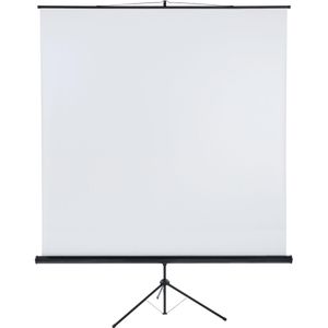 Franken Beamer-Leinwand X-tra!Line LWST222, 122 Zoll, 220 x 220 cm, Format 1:1, Stativleinwand