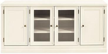 Tuscan Wide Media Console - Off White - Ballard Designs