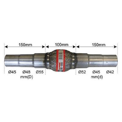 Bosal Flexrohr, Abgasanlage [Hersteller-Nr. 265-003]