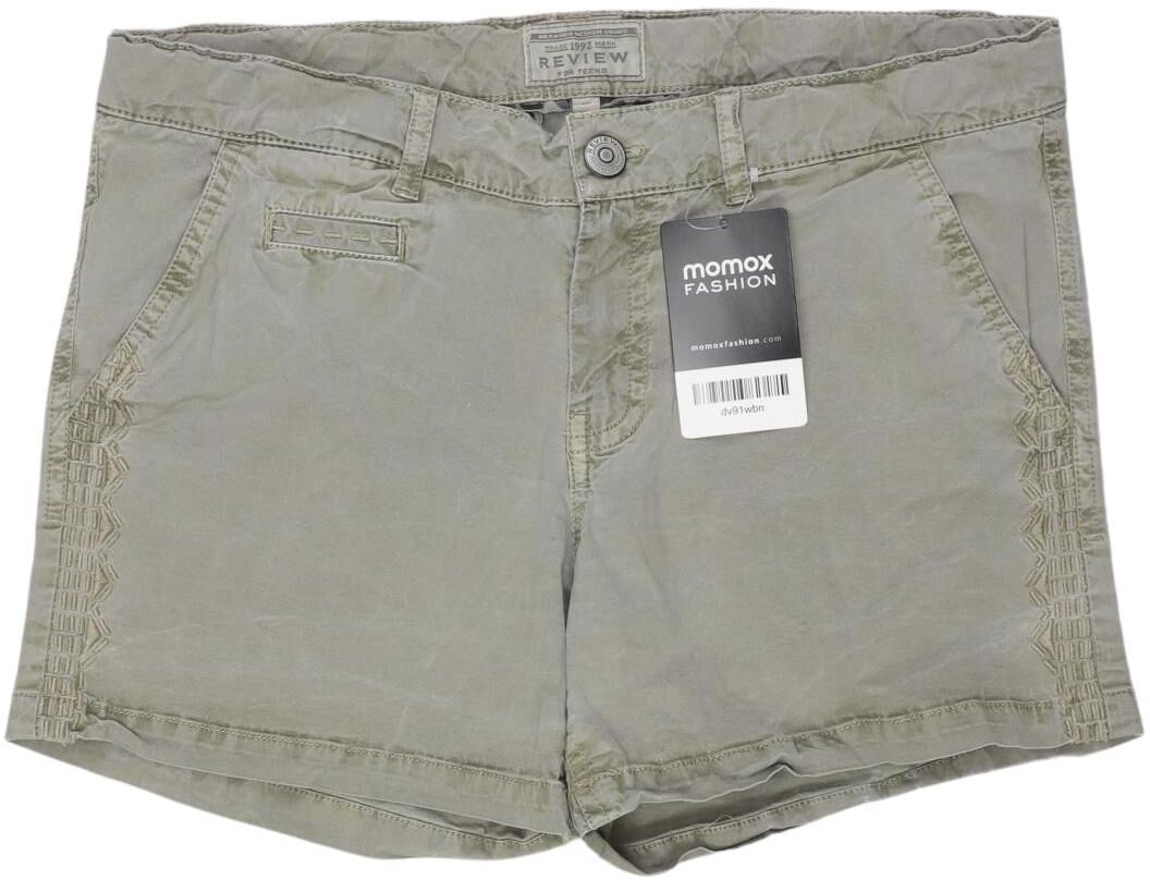 Review Mädchen Shorts, Grün, Gr. EU 176, Baumwolle / Elasthan - Second Hand