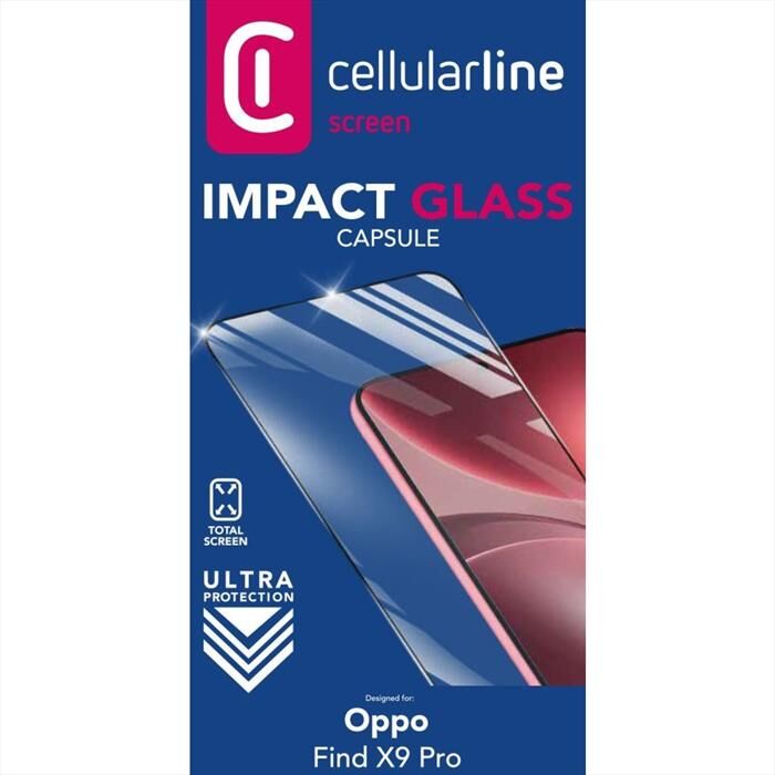 Cellular Line Pellicola Protettiva Per Find X9 Pro-trasparente