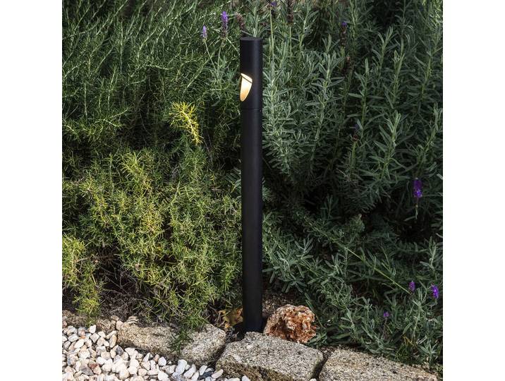 FARO BARCELONA LED Sockelleuchte Bezel, schwarz, Aluminium, Modern