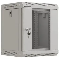 Lanberg WF11-3306-10S Rack 6U Wandmontiertes Regal Grau