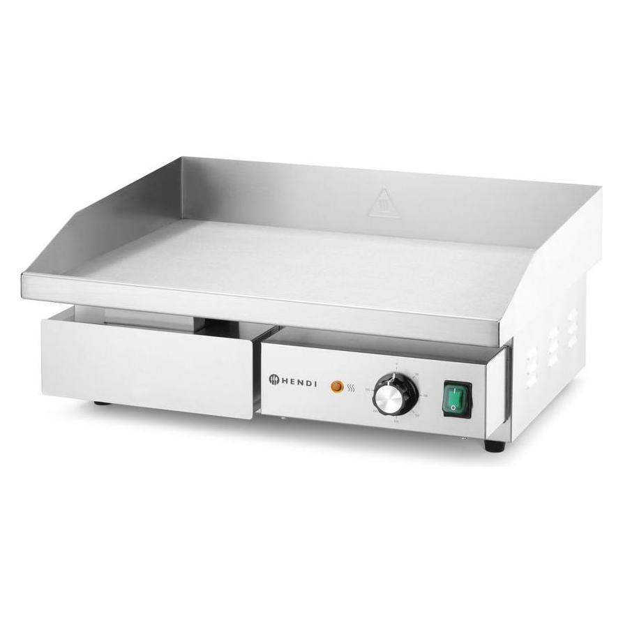 Hendi Grillplatte, flach,, Budget Line, 220-240V/3000W, 550x430x(H)240mm (61465900)