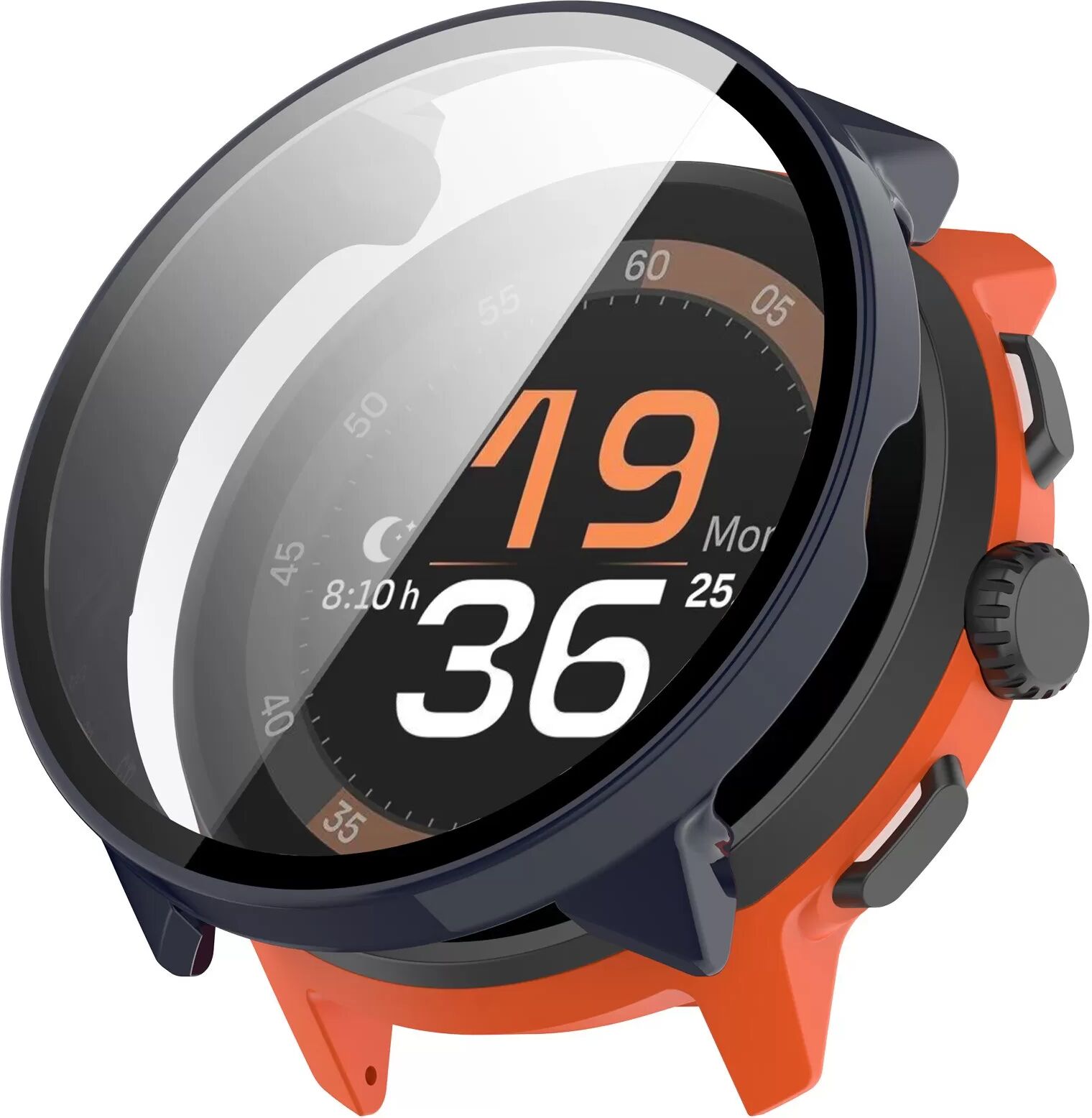INF Schutzhülle mit Displayschutzfolie kompatibel mit Suunto Run – PC-Hartschale Blau