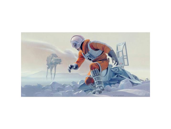 FOTOTAPETE STAR WARS HOTH BATTLE PILOT