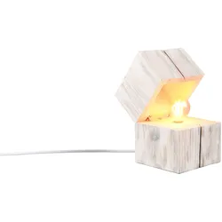 Tischleuchte TREASURE (BHT 12x16x12 cm) - weiß - BHT 12x16x12 cm