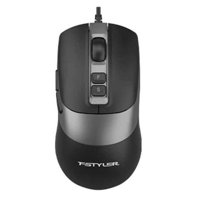 A4Tech FM50 Plus FStyler, drátová kancelářská myš, černá (Kabelgebunden) (FM50PLUS-BK)
