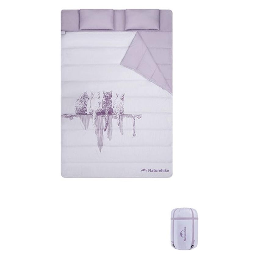 Naturehike śpiwór dwuosobowy m250 nh21msd06-purple (0012520700050396)