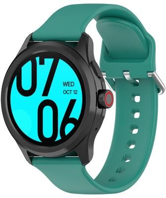 Everyday Crate Universal Silicone Watch Band Adjustable Replacement Watch Strap For TicWatch Pro 5 And Fossil Watches pine Green