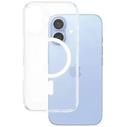 PanzerGlass HardCase (Apple iPhone 16), Smartphone Hülle, Weiss, Transparent