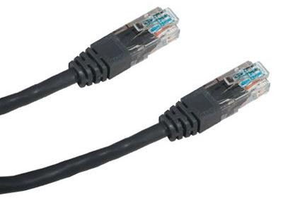DATACOM patchkabel UTP CAT6, 1 meter, zwart