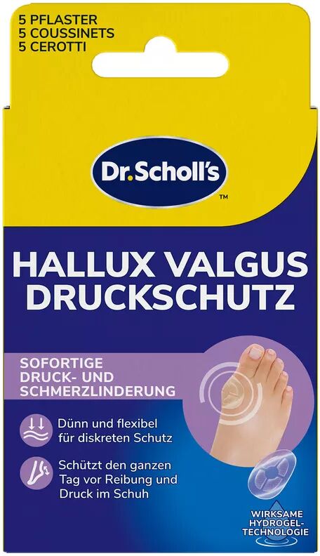 Scholl - Hallux Valgus Druckschutz, 5 Stücke