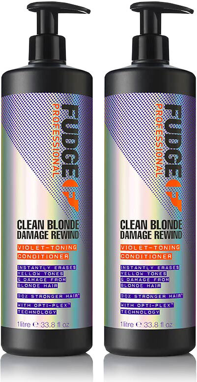 Fudge DOUBLE Clean Blonde Damage Rewind Purple Violet Toning & Repair