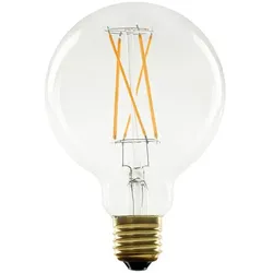 E27 LED Globe 95 klar- scherbensicher warmweiß
