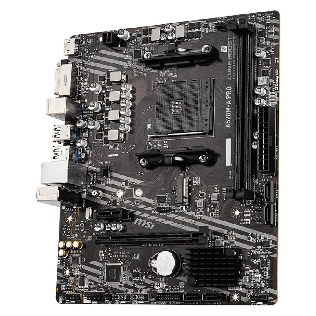MSI A520M-A Pro (AM4, AMD A520, mATX) (7C96-001R)