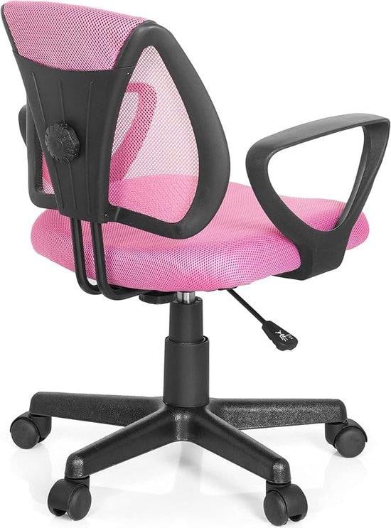 Famanu Ergonomische bureaustoel met verstelbare hoofdsteun, armleuningen en lendensteun voor home office en kinderen