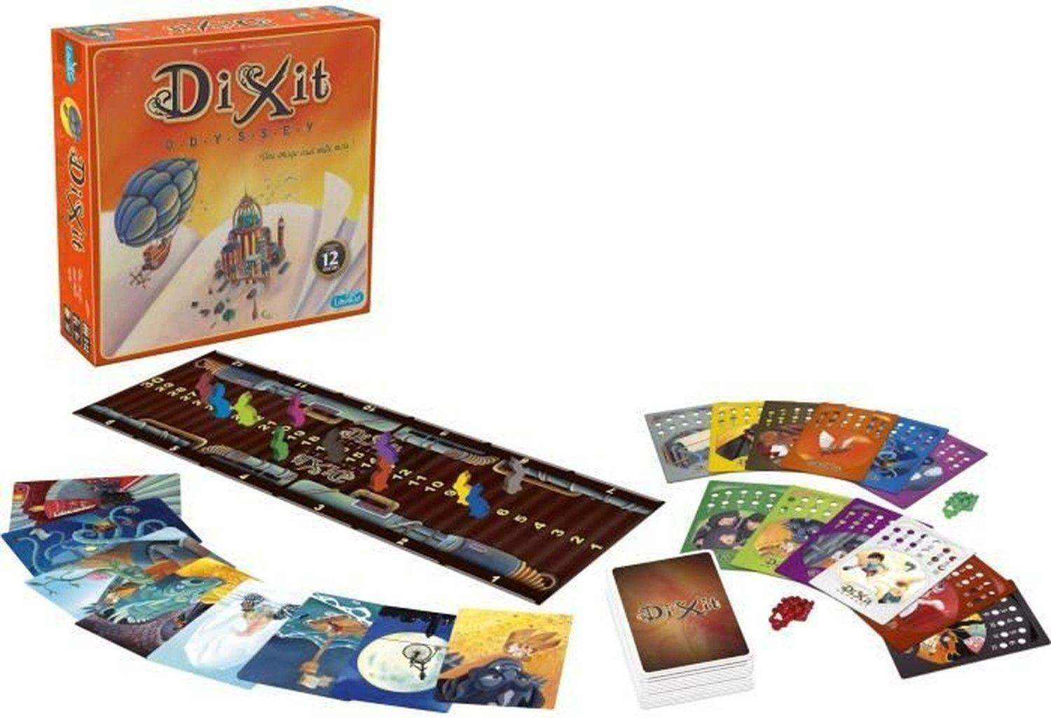 Asmodee Dixit Odyssey bordspel voor 3 tot 6 spelers vanaf 8 jaar