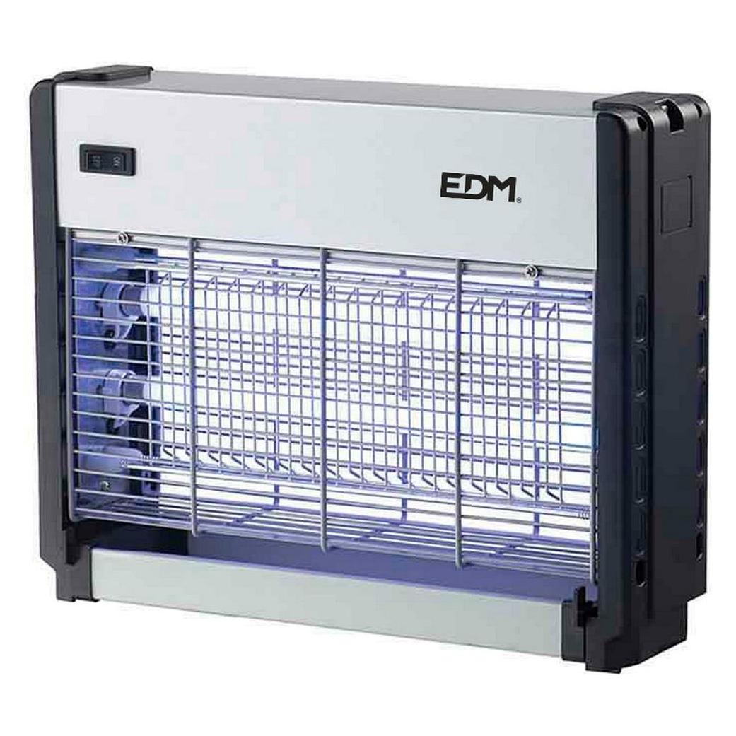 EDM Professional electric insect killer, chrome/black, 2 x 8w - 50 m² - 33 x 9 x 26 cm (45316297)