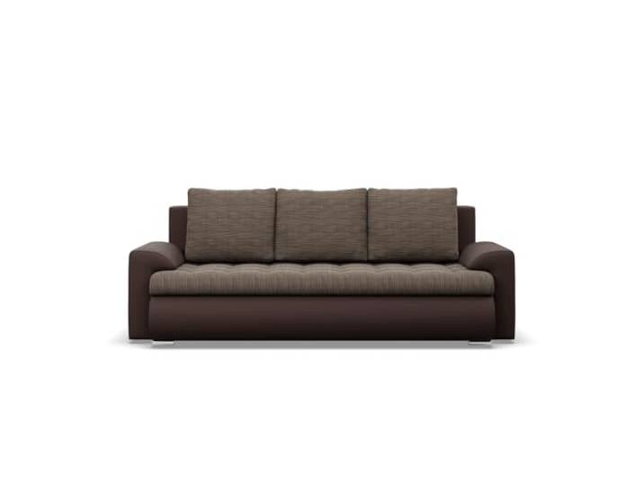 Mebligo Sofa 3-Sitzer FORESTA mit Schlaffunktion, Braun + Braun