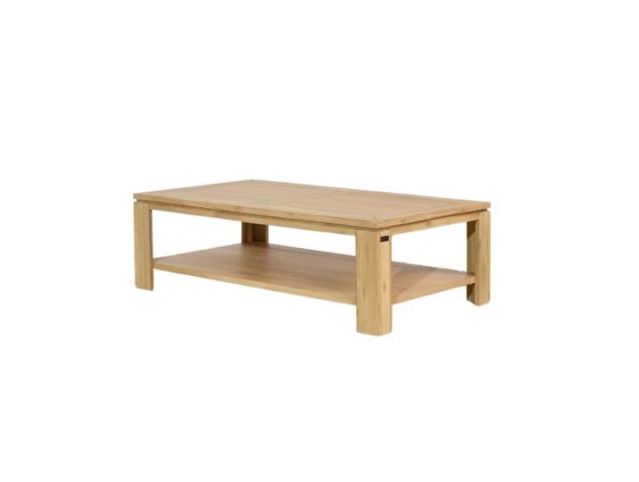 Table basse rectangulaire en acacia beige