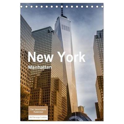 New York - Manhattan (Tischkalender 2027 DIN A5 hoch), CALVENDO Monatskalender