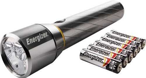 Energizer Vision HD Metal 6 AA E300690600 LED Taschenlampe Große Reichweite batteriebetrieben 1500lm 15h 479g